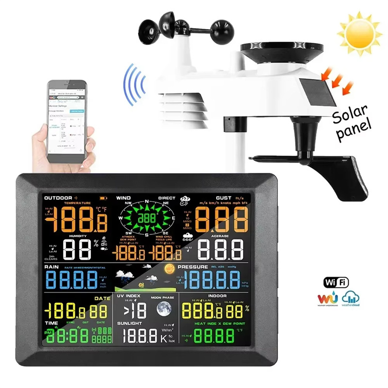 Rain Gauge Digital - 0310 Profesyonel WiFi Hava İstasyonu İnternet