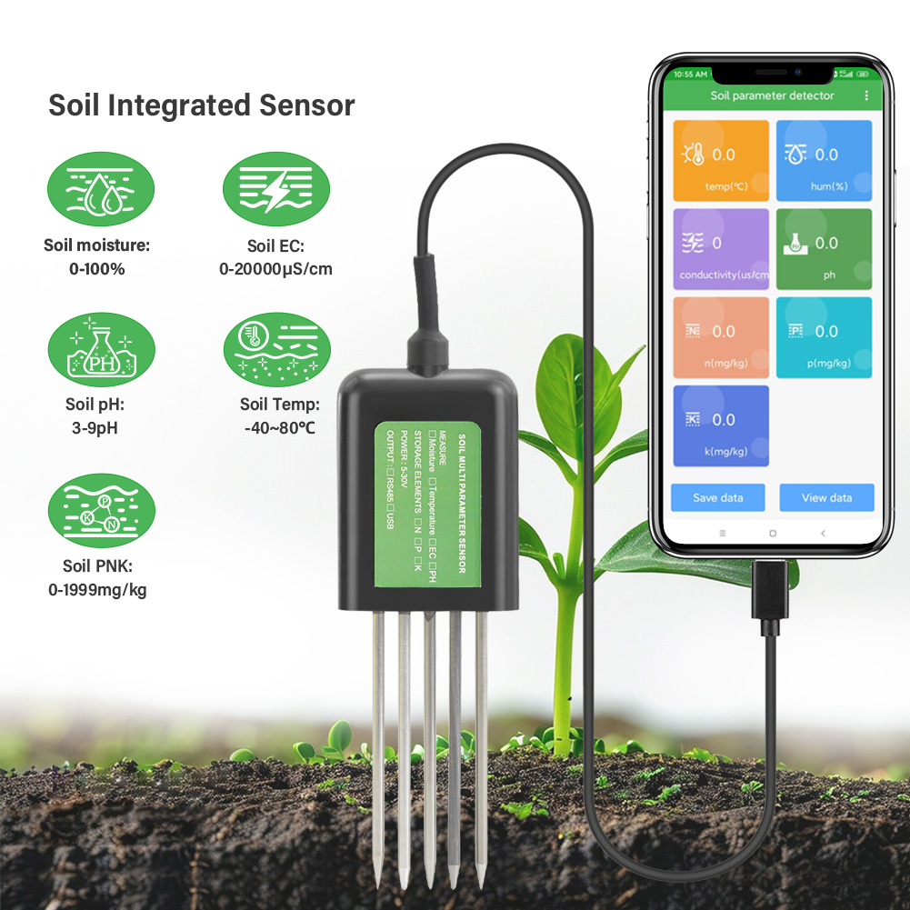 Smart Garden Nutrients - YIERYI Toprak pH Ölçer Nem Test