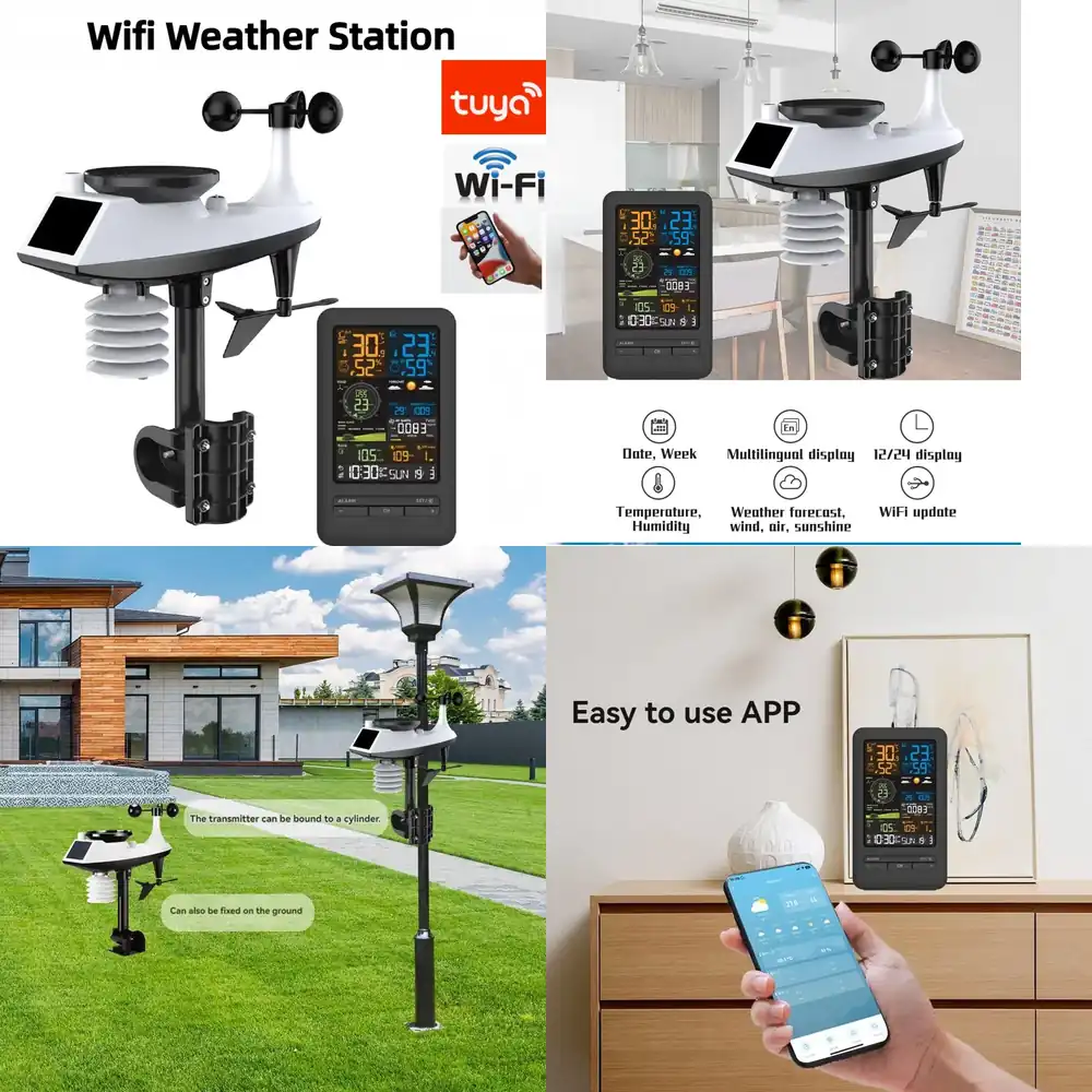 Rain Gauge Digital - Akıllı Ev için WiFi Hava İstasyonu