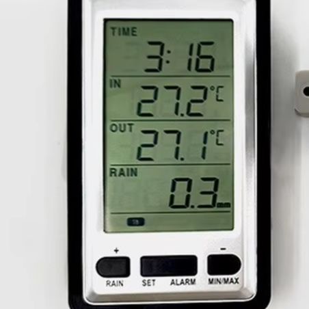 Rain Gauge Digital - RCC İletimli Dijital Kablosuz Yağmur Ölçer