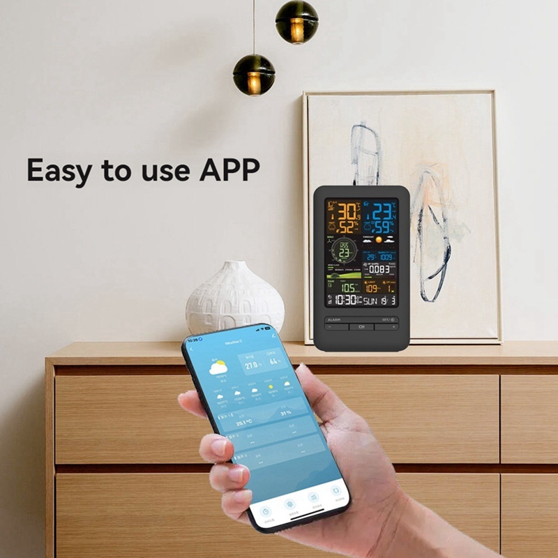 Tuya Hava İstasyonu Alarmı Wif - Rain Gauge Digital incelemesi ve fiyatı