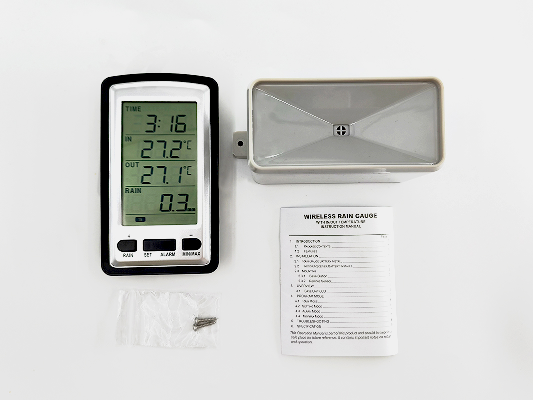 Kablosuz Yağmur Ölçer, Termome - Rain Gauge Digital incelemesi ve fiyatı