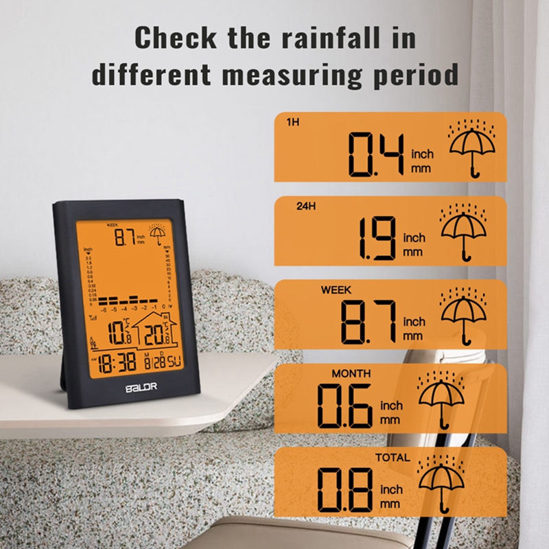 Kablosuz yağmur göstergesi LCD - Rain Gauge Digital incelemesi ve fiyatı