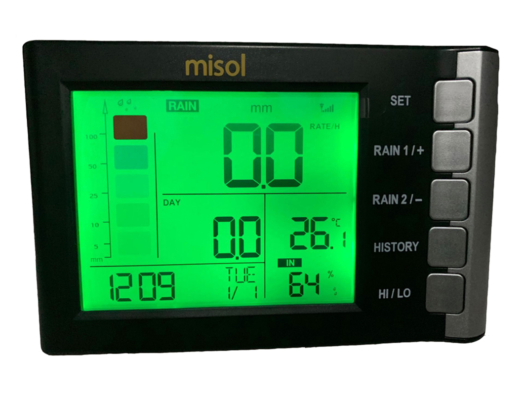 Misol Sıcaklık Nem Ölçer, Yağm - Rain Gauge Digital incelemesi ve fiyatı