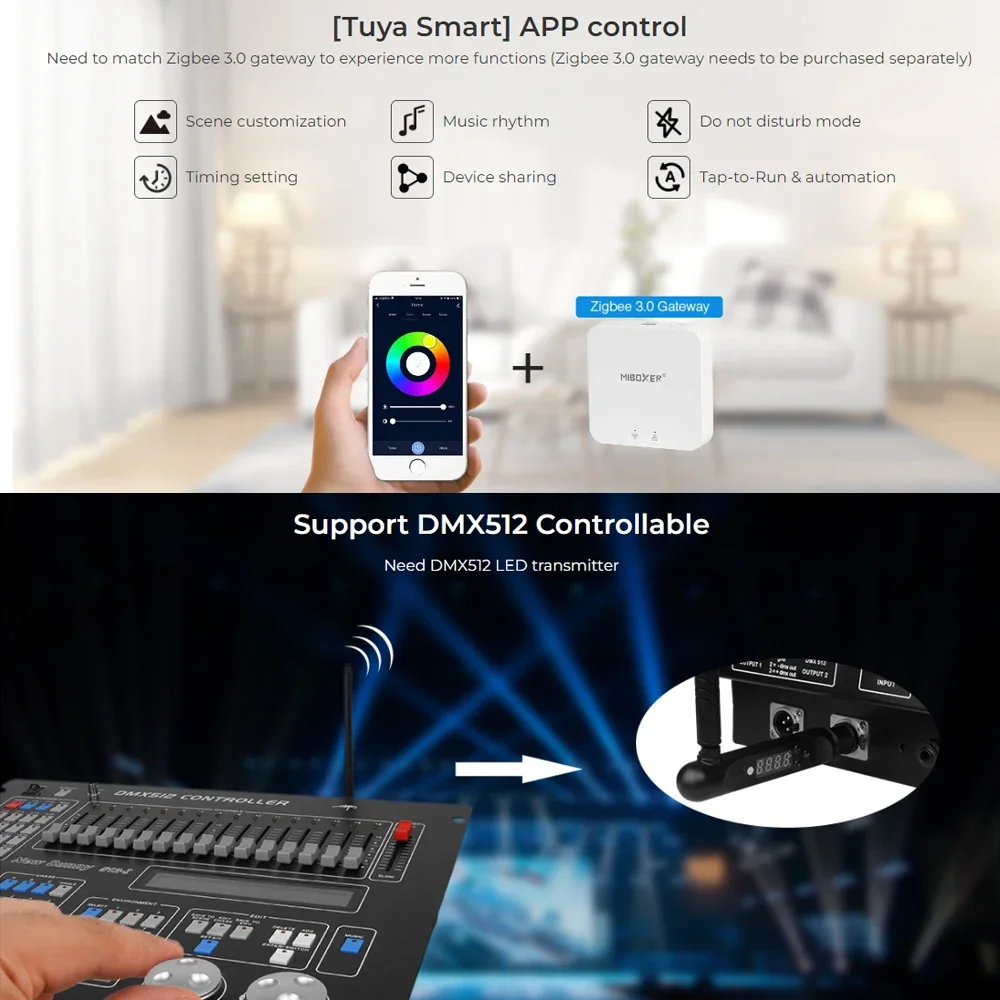 Miboxer FUTC04ZR AC110V-220V Z - Smart Zigbee Garden Light incelemesi ve fiyatı
