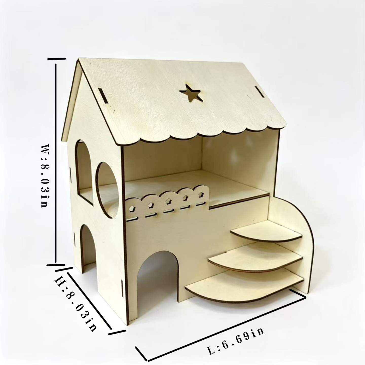 Hamster İki Katlı Ahşap Ev Mer - Insect Hotel Wood incelemesi ve fiyatı