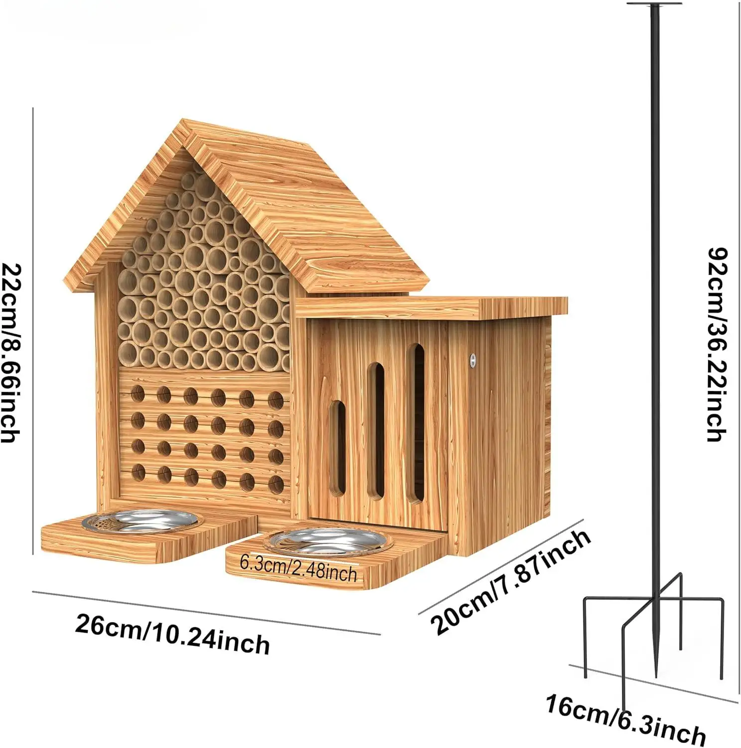 Su Geçirmez Böcek Oteli Doğal  - Insect Hotel Wood incelemesi ve fiyatı