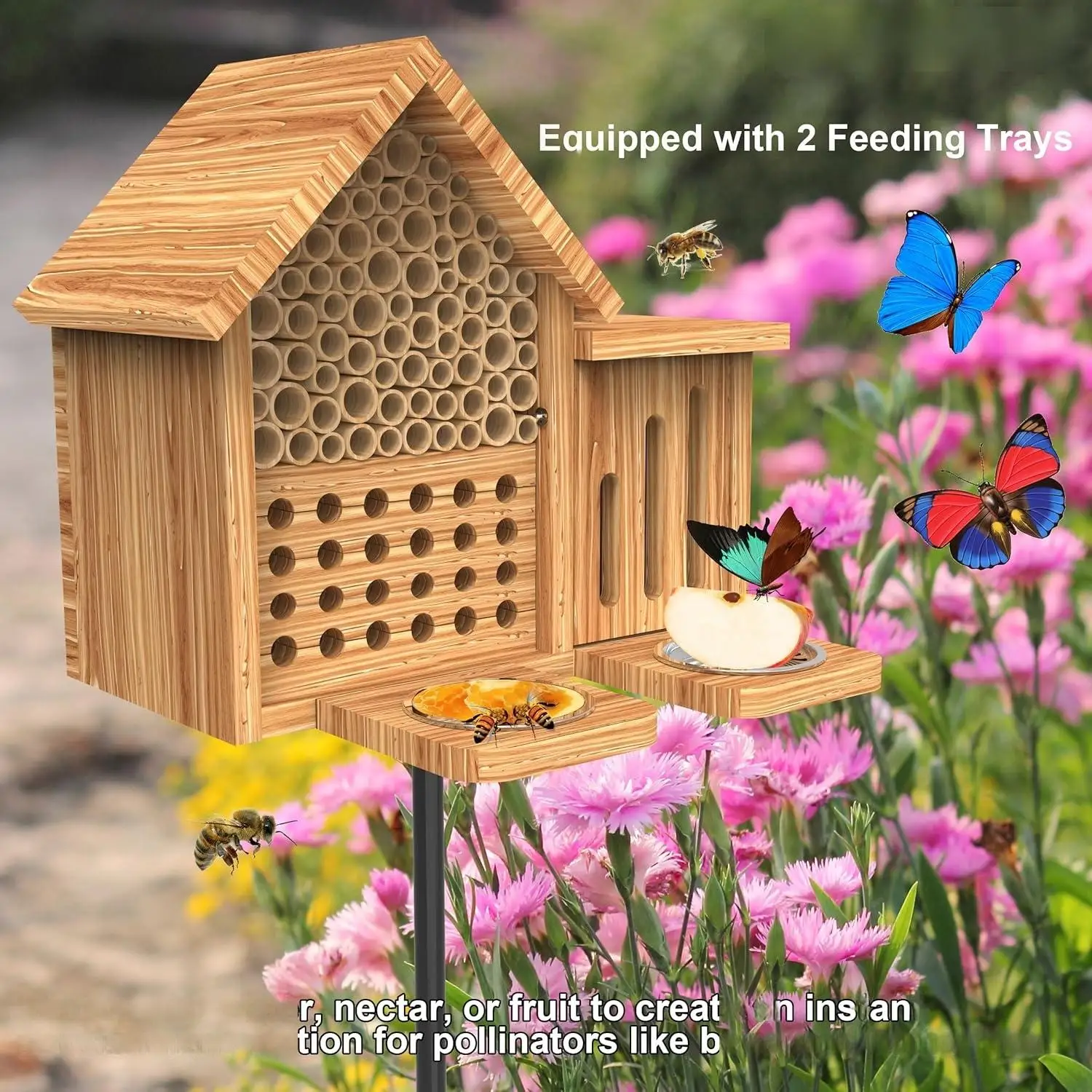 Su Geçirmez Böcek Oteli Doğal  - Insect Hotel Wood incelemesi ve fiyatı