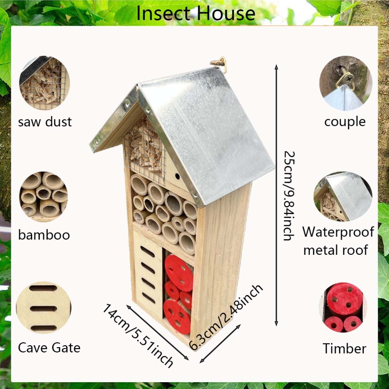 Böcek Evi Ahşap Böcek Otel Doğ - Insect Hotel Wood incelemesi ve fiyatı
