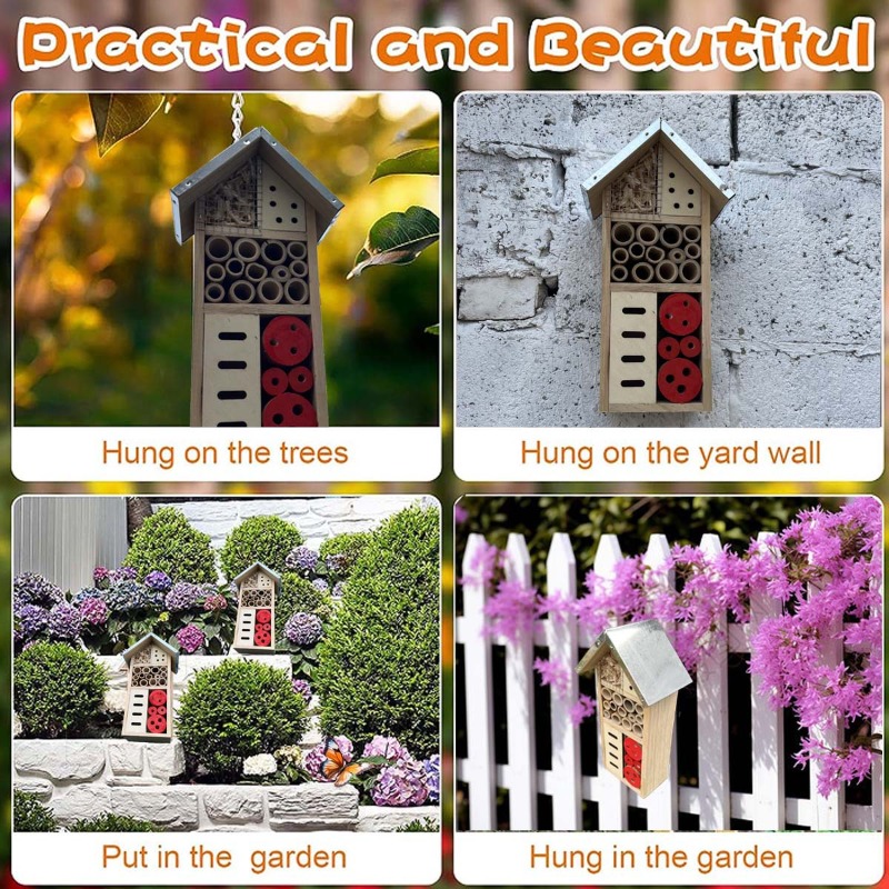 Böcek Evi Ahşap Böcek Otel Doğ - Insect Hotel Wood incelemesi ve fiyatı